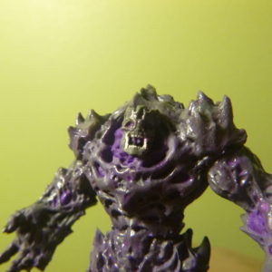 Mantic's Plague 1st Gen Miniature altered to resemble Phantasy Star Dark Force